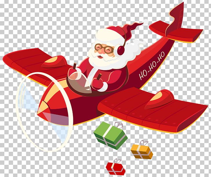 Santa Claus Airplane Reindeer PNG, Clipart, Airplane, Christmas, Christmas Ornament, Clip Art, Computer Icons Free PNG Download