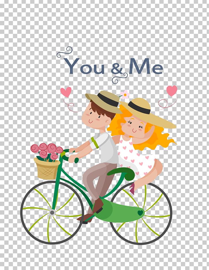 Couple Bicycle Love Illustration PNG, Clipart, Area, Bicycle Accessory,  Bicycle Frame, Cartoon, Color Free PNG Download