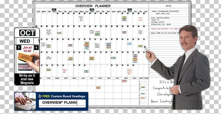 Dry-Erase Boards Magnatag Personal Organizer Calendar Plan PNG, Clipart, 2016 Calendar Cover, Business, Calendar, Communication, Craft Magnets Free PNG Download