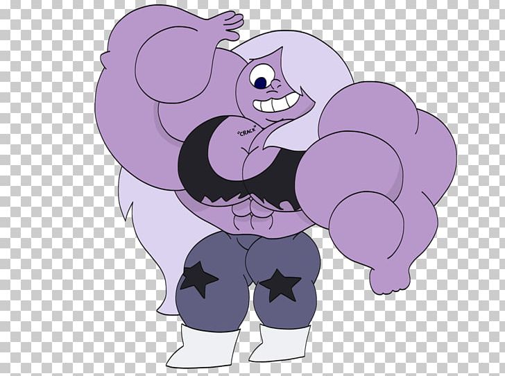 Muscle Amethyst Violet Peridot Purple PNG, Clipart, Amethyst, Art, Cartoon, Drawing, Elephant Free PNG Download