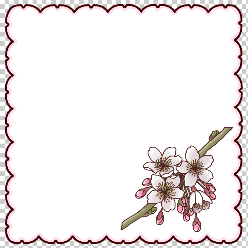 Flower Frame School Frame Kindergarten Frame PNG, Clipart, Cherry Blossom, Computer Font, Cut Flowers, Floral Design, Flower Free PNG Download