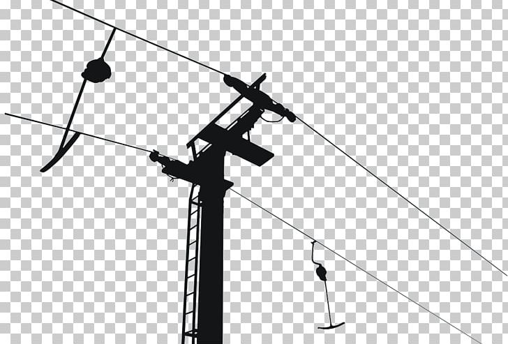 Skiing Ski Lift Chairlift PNG, Clipart, Angle, Antenna Accessory, Black And White, Blog, Chairlift Free PNG Download