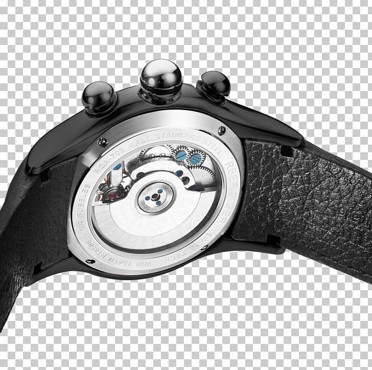 Automatic Watch Tourbillon Strap Leather PNG, Clipart, Automatic Watch, Chronograph, Clock, Dial, Hardware Free PNG Download