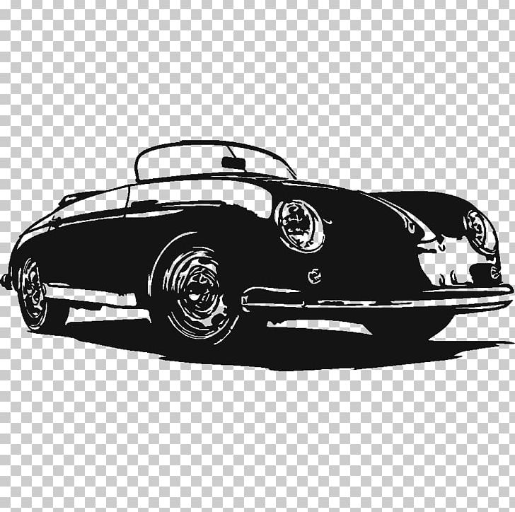 Porsche 356 Car Automotive Design Motor Vehicle PNG, Clipart, Automotive Design, Black And White, Brand, Car, Classic Car Free PNG Download