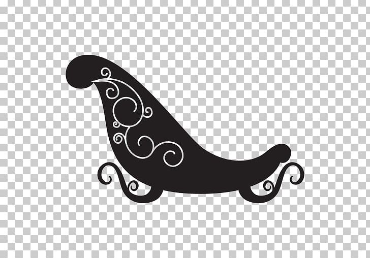 Sled Silhouette Vexel PNG, Clipart, Animals, Art, Black And White, Cartoon, Christmas Free PNG Download