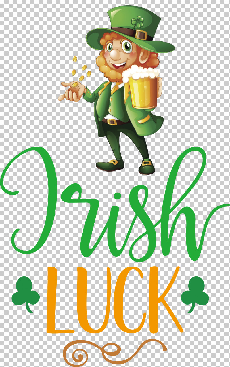 Irish Luck Saint Patrick Patricks Day PNG, Clipart, Cartoon, Character, Christmas Day, Christmas Ornament, Christmas Tree Free PNG Download