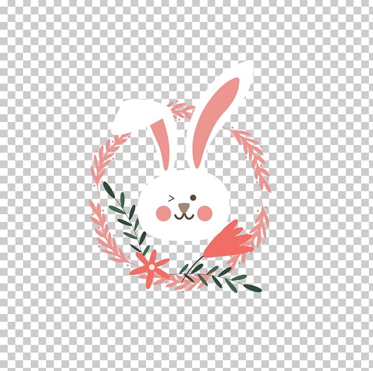 White Rabbit European Rabbit Wreath PNG, Clipart, Ani, Black White, Cartoon, Cartoon White Rabbit Head, Crown Free PNG Download
