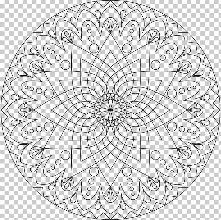 Coloring Book Mandala Meditation Adult Child PNG, Clipart, Adult, Area, Black And White, Book, Child Free PNG Download