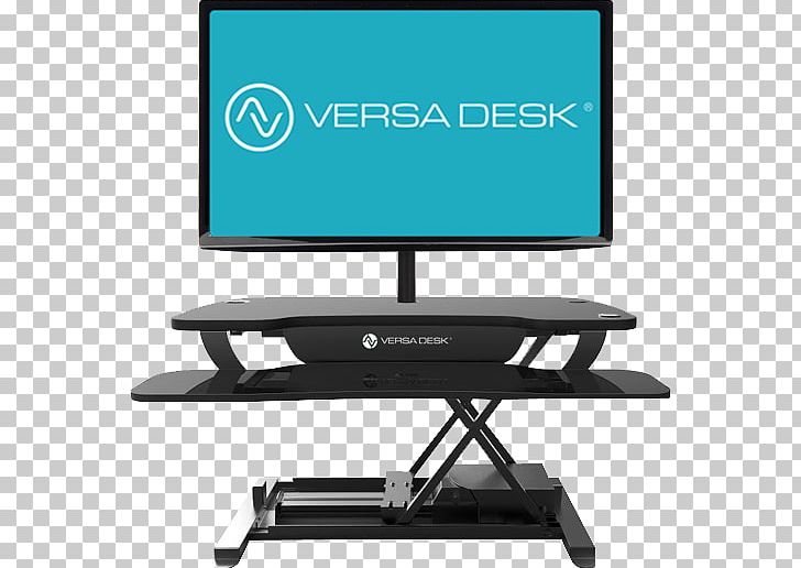 Computer Monitors VersaDesk Standing Desk Computer Desk PNG, Clipart, Angle, Business, Computer, Computer Desk, Computer Monitor Free PNG Download