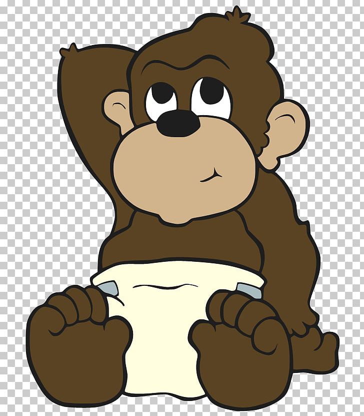 Baby Chimpanzee Primate Ape PNG, Clipart, Ape, Baby Chimpanzee, Bear, Carnivoran, Cartoon Free PNG Download