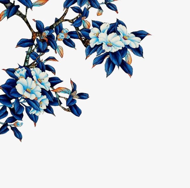Blue Flowers PNG, Clipart, Blue, Blue Clipart, Blue Leaves, Flowers, Flowers Clipart Free PNG Download