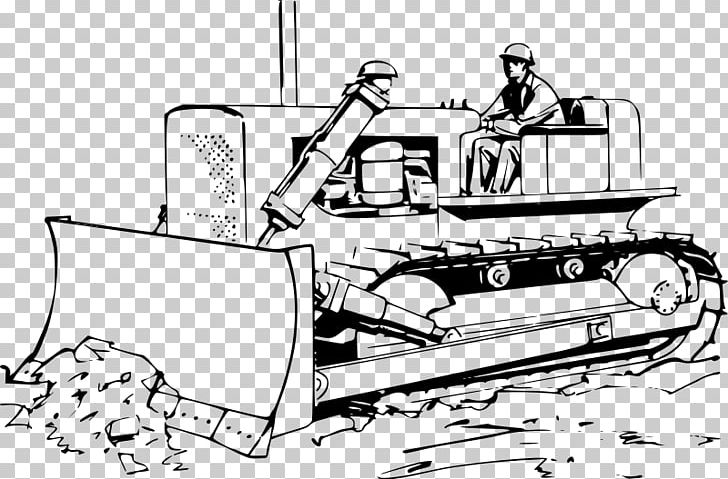 Caterpillar Inc. Bulldozer PNG, Clipart, Architectural Engineering, Artwork, Automotive Design, Black And White, Bulldozer Free PNG Download