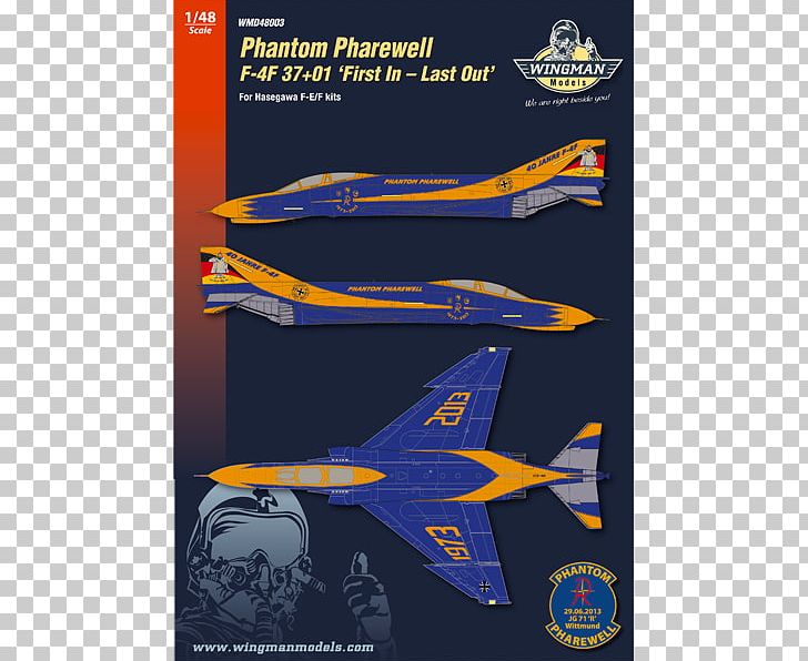 McDonnell Douglas F-4 Phantom II F-4F Airplane Decal PNG, Clipart, 148 Scale, Aircraft, Air Force, Airplane, Aviation Free PNG Download