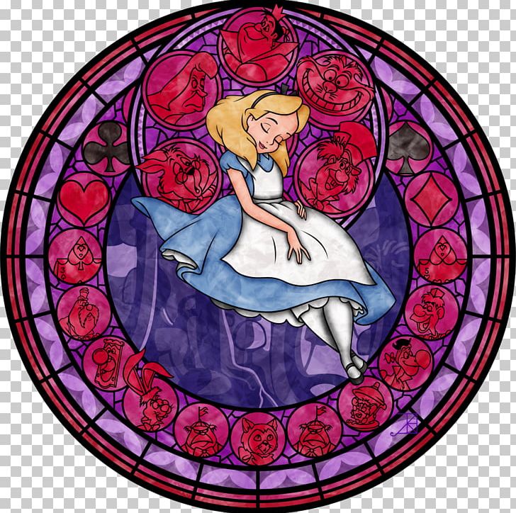 Stained Glass Window Decal Art PNG, Clipart, Alice In Wonderland, Art, Circle, Craft, Decal Free PNG Download