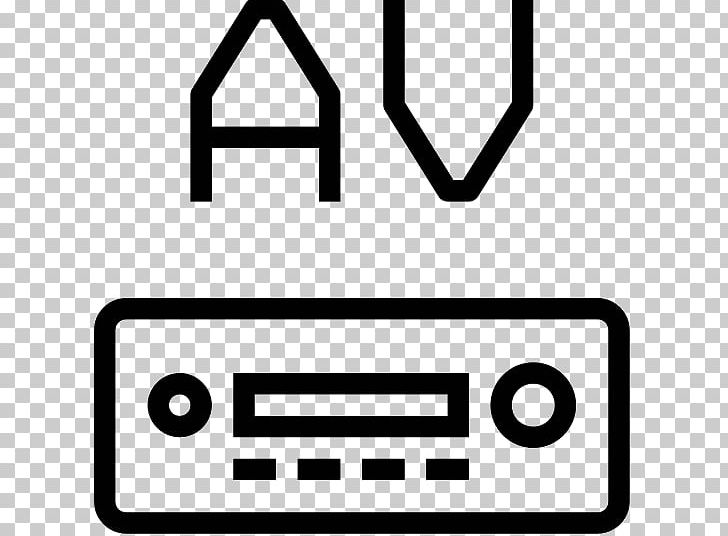 AV Receiver Computer Icons Radio Receiver PNG, Clipart, Angle, Area, Av Receiver, Black And White, Brand Free PNG Download