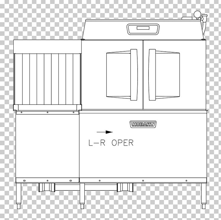 Dishwasher Home Appliance Kitchen Hobart Corporation Furniture PNG, Clipart, Angle, Area, Black And White, Cleaning, Crucible Tongs Free PNG Download
