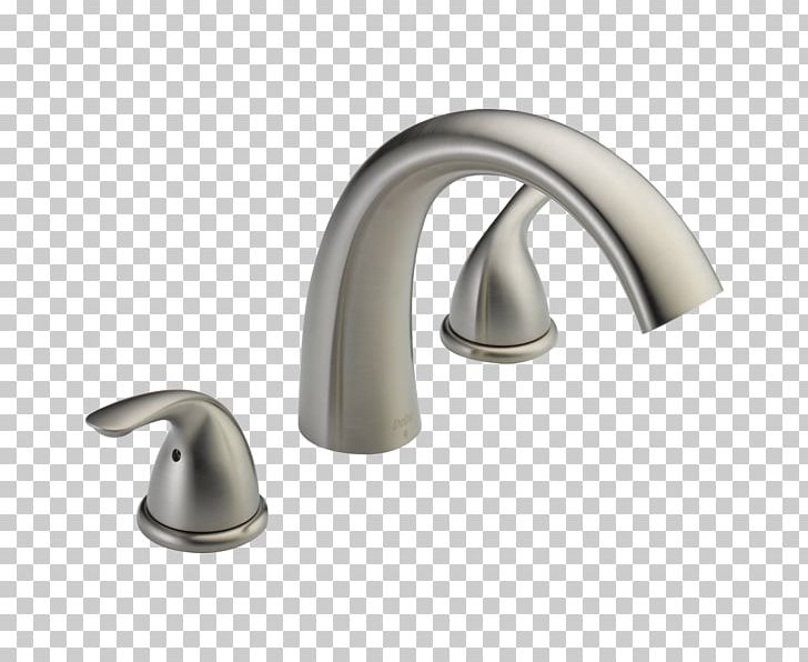 Faucet Handles & Controls Baths Stainless Steel Plumbing Classic Roman Tub Trim Delta T2705 PNG, Clipart, Bathroom, Baths, Bathtub Accessory, Delta Air Lines, Hardware Free PNG Download