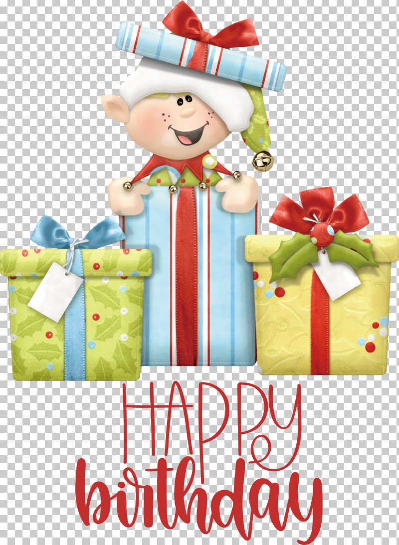 Birthday Happy Birthday PNG, Clipart, Birthday, Christmas Card, Christmas Day, Christmas Decoration, Christmas Elf Free PNG Download