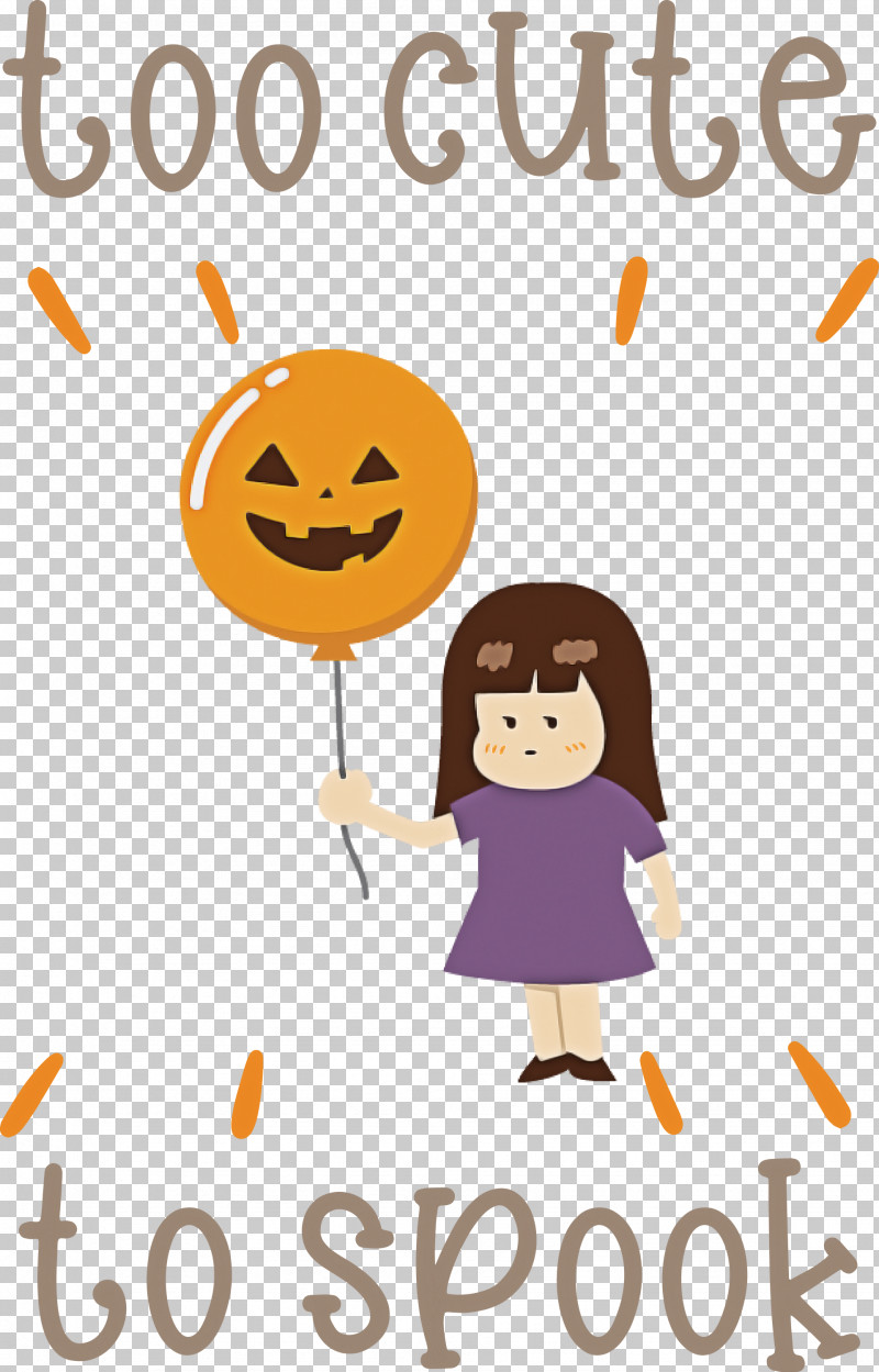 Halloween Too Cute To Spook Spook PNG, Clipart, Cartoon, Fan Art, Halloween, Happiness, Logo Free PNG Download