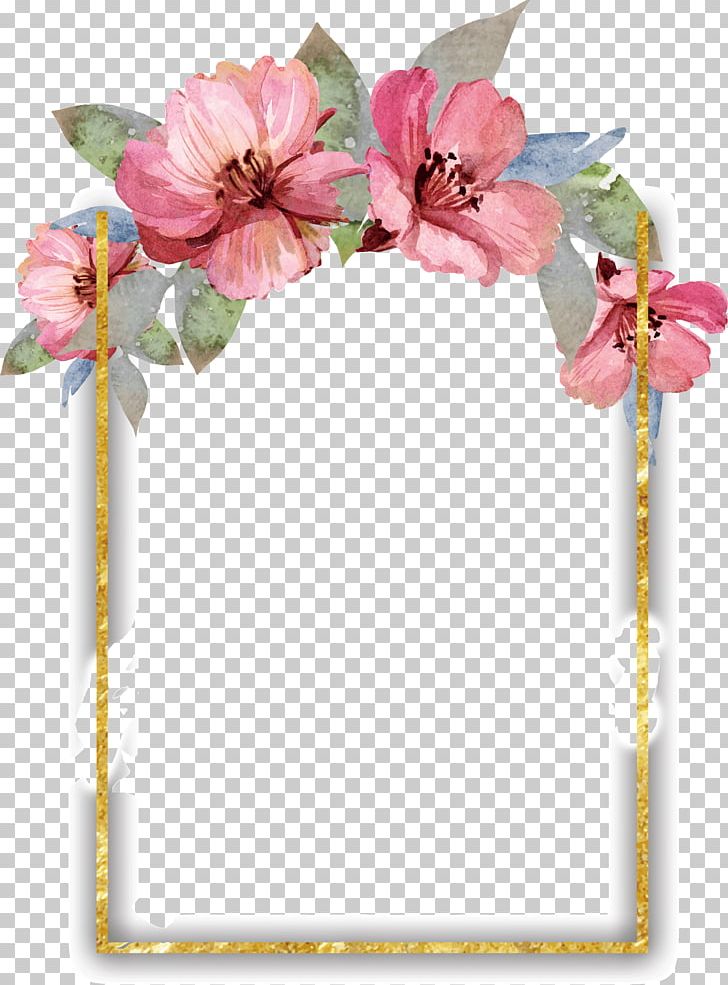 Watercolor Painting Flower Floral Design PNG, Clipart, Blossom, Border, Cut Flowers, Decor, Flower Arranging Free PNG Download