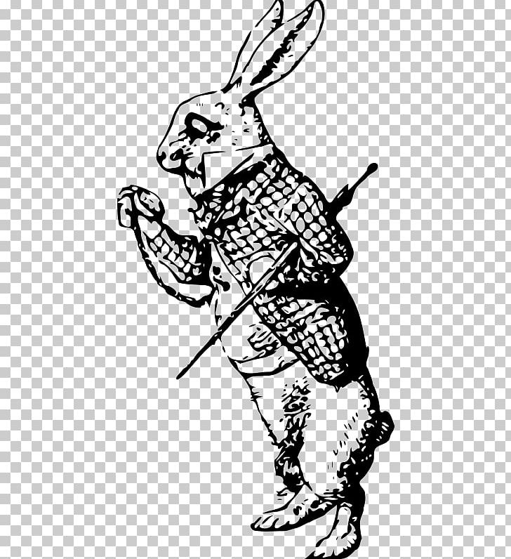 White Rabbit Alice's Adventures In Wonderland Mad Hatter Drawing PNG, Clipart,  Free PNG Download