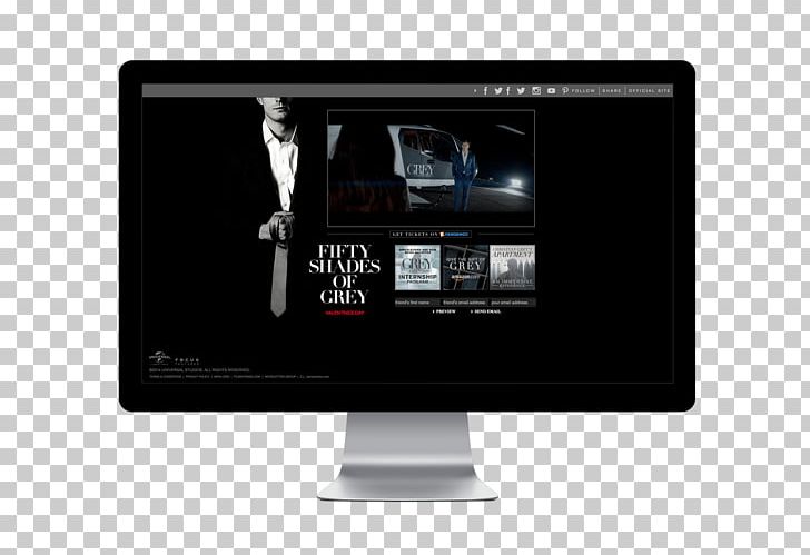 Computer Monitors Fifty Shades Display Advertising Poster PNG, Clipart, 50 Shades Of Grey, Advertising, Brand, Computer Monitor, Computer Monitor Accessory Free PNG Download