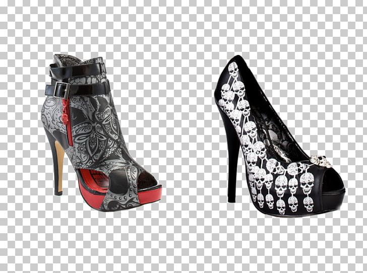 Court Shoe High-heeled Shoe Skull PNG, Clipart, Absatz, Basic Pump, Black, Blue, Clothing Free PNG Download