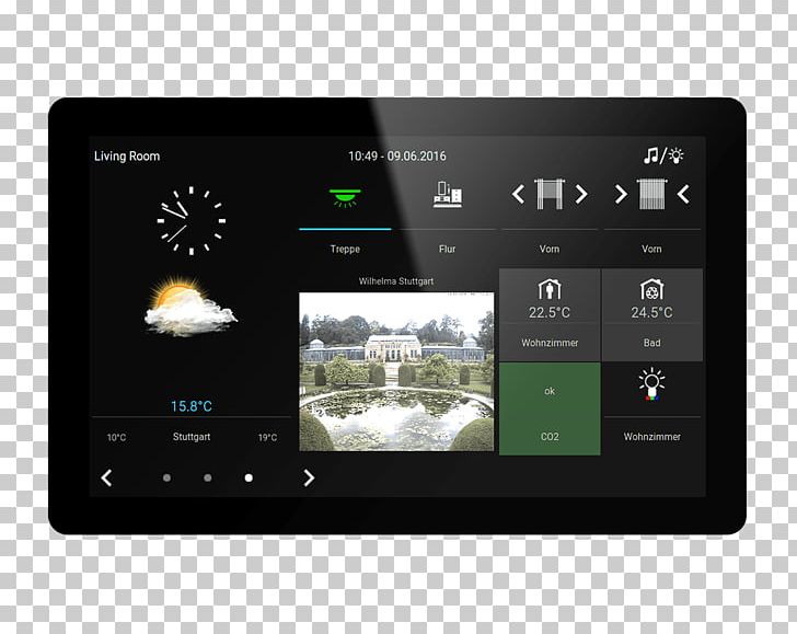 Tablet Computers Trivum Technologies GmbH KNX Touchpad Touchscreen PNG, Clipart, Bra, Computer Monitors, Control Panel, Display Device, Electronic Device Free PNG Download