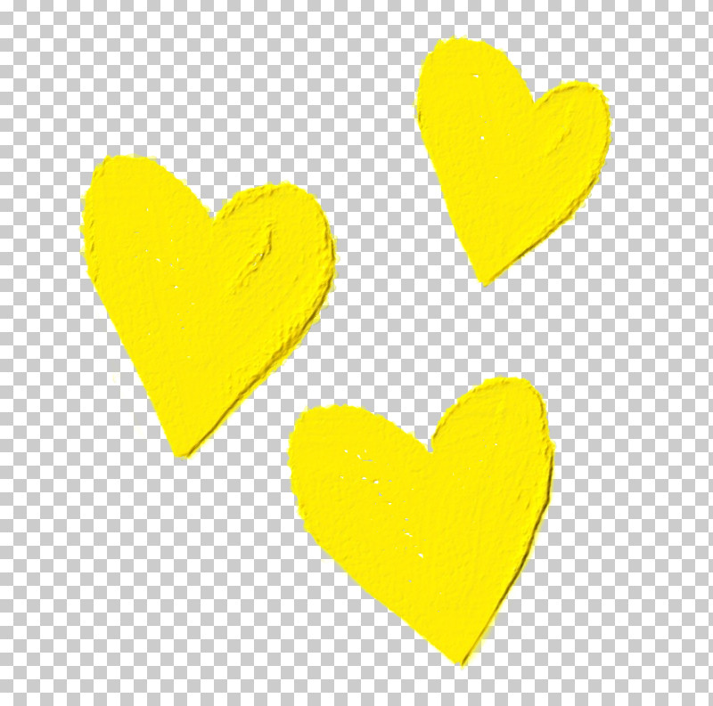 Heart Yellow Love Font Heart PNG, Clipart, Heart, Love, Paint, Watercolor, Wet Ink Free PNG Download
