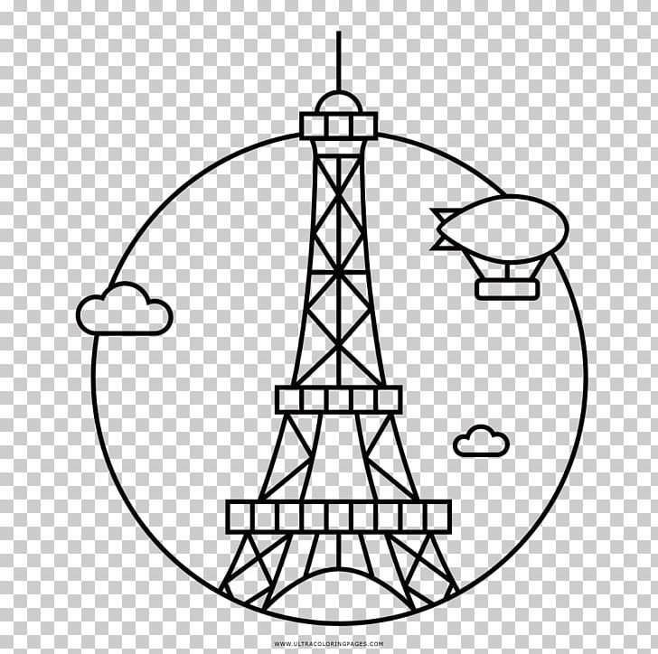 Eiffel Tower Drawing Coloring Book Line Art PNG, Clipart, Angle, Area, Black And White, Circle, Color Free PNG Download