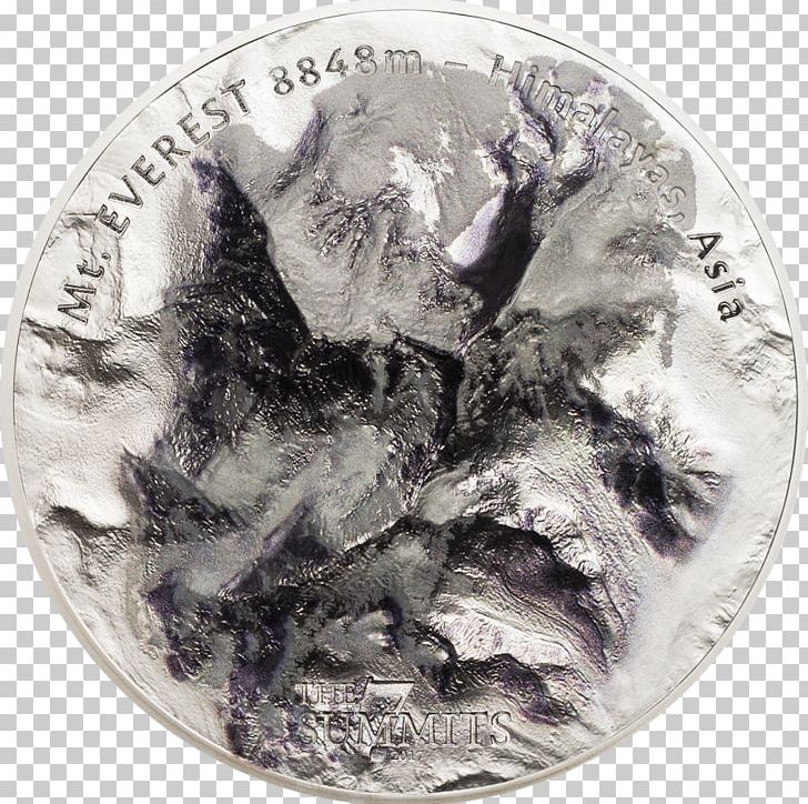 Silver Coin Mount Everest Metal PNG, Clipart, 2017, Bullion Coin, Coin, Commemorative Coin, Cook Free PNG Download