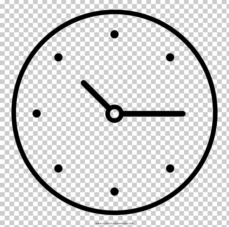 Drawing Coloring Book Ausmalbild Clock PNG, Clipart, Angle, Area, Ausmalbild, Black And White, Circle Free PNG Download