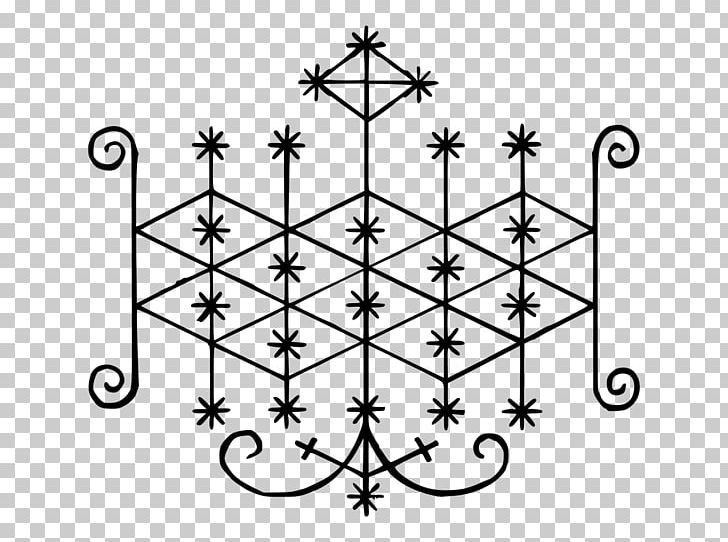 Ogun Veve Loa Haitian Vodou Papa Legba PNG, Clipart, Angle, Area, Black And White, Circle, Erzulie Free PNG Download