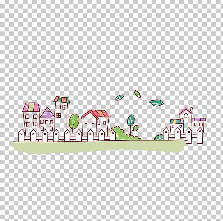 Cartoon Simple Small Town PNG, Clipart, Area, Balloon Cartoon, Boy Cartoon,  Brand, Building Free PNG Download