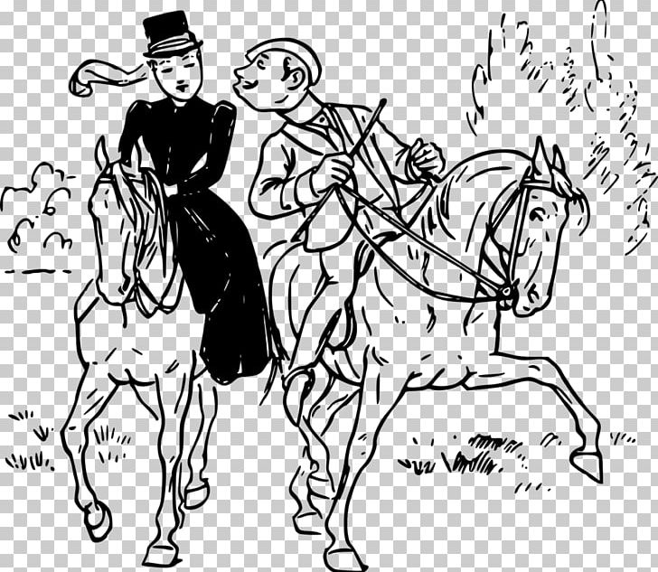 Riding Horse Equestrian PNG, Clipart, Animals, Art, Artwork, Black And White, Cartoon Free PNG Download