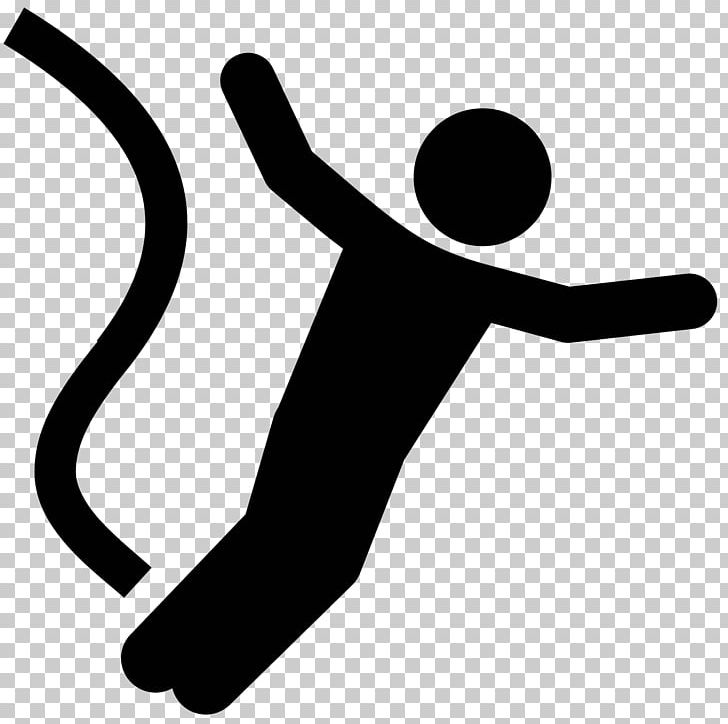 Bungee Jumping Computer Icons Sport PNG, Clipart, Area, Artwork, Black And White, Bungee Jumping, Computer Icons Free PNG Download