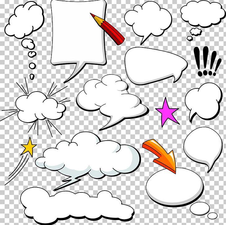 Comics Speech Balloon Cloud PNG, Clipart, Angle, Arrow, Art, Artwork, Black Free PNG Download