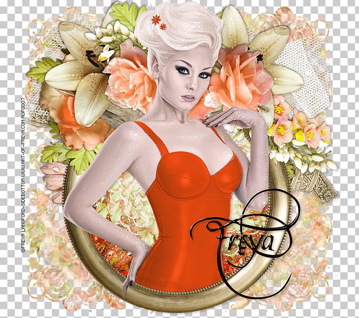 Floral Design Pin-up Girl Character PNG, Clipart, Art, Character, Fiction, Fictional Character, Floral Design Free PNG Download