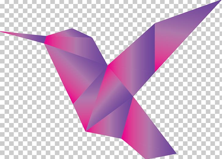 Origami Paper Lilac Magenta PNG, Clipart, Angle, Art, Art Paper, Hummingbird, Lilac Free PNG Download