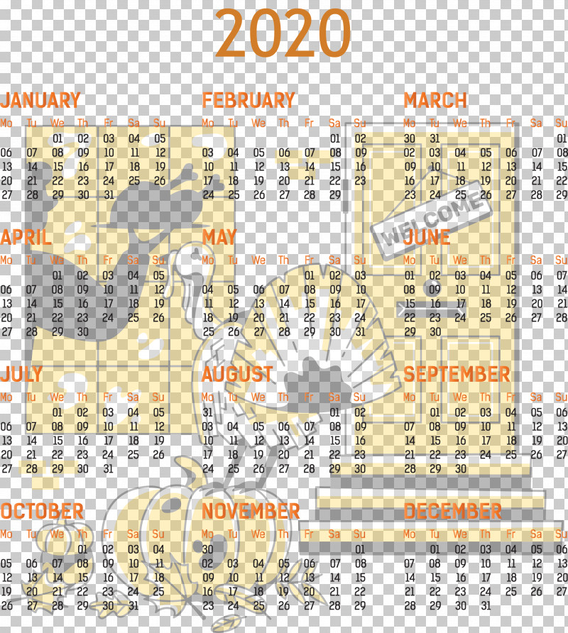 2020 Yearly Calendar Printable 2020 Yearly Calendar Template Full Year Calendar 2020 PNG, Clipart, 2020 Yearly Calendar, Area, Biogas, Calendar System, Full Year Calendar 2020 Free PNG Download