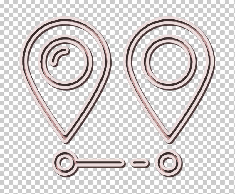Road Icon Distance Icon Location Outlined Icon PNG, Clipart, Bathroom, Distance Icon, Human Body, Jewellery, Location Outlined Icon Free PNG Download