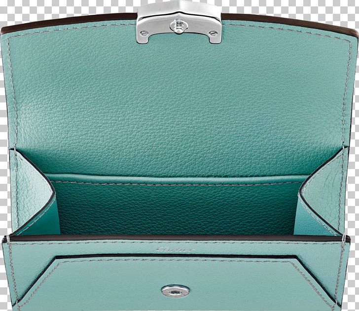 Handbag Wallet Aquamarine Leather Cartier PNG, Clipart, Aqua, Aquamarine, Bag, Blue, Business Cards Free PNG Download
