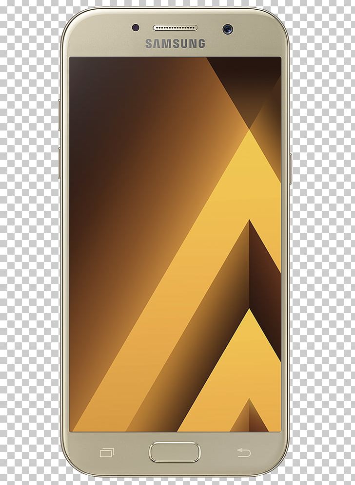 Samsung Galaxy A5 (2017) Smartphone Gold Sand PNG, Clipart, Angle, Communication, Electronic Device, Feature Phone, Gadget Free PNG Download