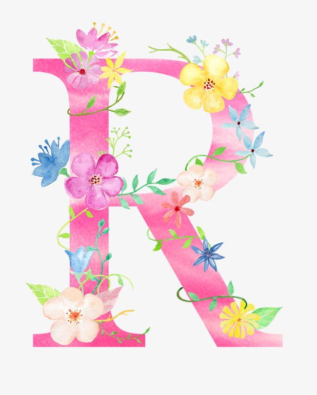Flowers Letter R PNG, Clipart, Decorate, Decoration, Diagram, Flower ...