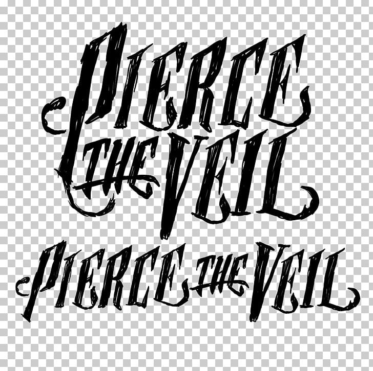 Pierce The Veil T-shirt Misadventures Tour Taste Of Chaos PNG, Clipart, Area, Black, Black And White, Brand, Calligraphy Free PNG Download