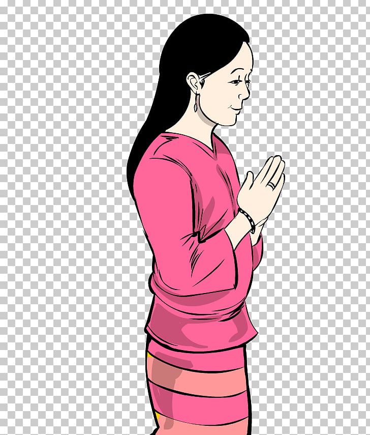 Thai Greeting Woman Hug PNG, Clipart, Abdomen, Arm, Art, Beauty, Cheek Free PNG Download