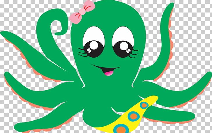Octopus Green Cartoon PNG, Clipart, Art, Artwork, Cartoon, Cephalopod, Character Free PNG Download