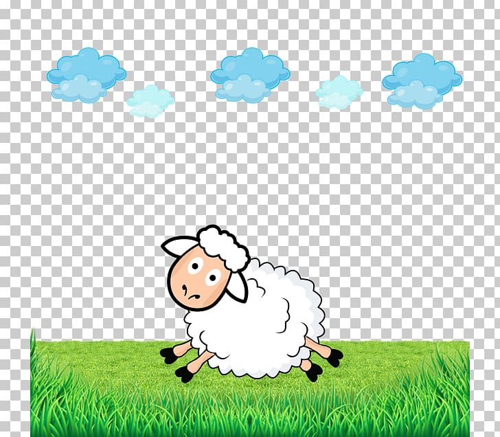 Sheep Grassland Computer Icons PNG, Clipart, Animals, Area, Art, Cartoon, Cloud Free PNG Download