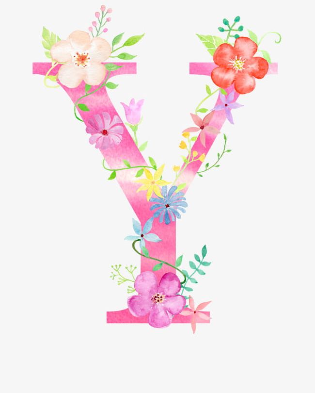 Flowers Letter Y PNG, Clipart, Decorate, Decoration, Diagram, Flower, Flowers Clipart Free PNG Download