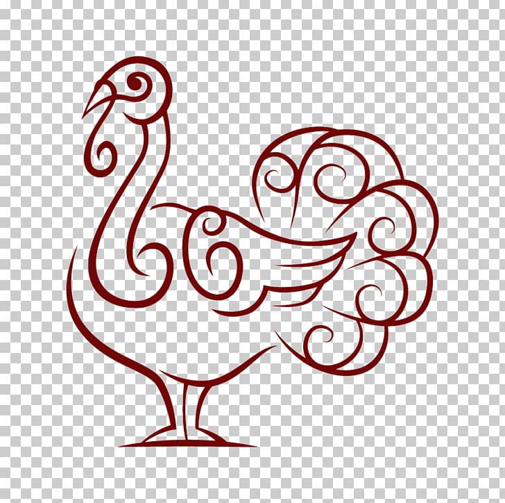 Turkey Meat Drawing PNG, Clipart, Abstract Lines, Animals, Area, Art, Bird Free PNG Download